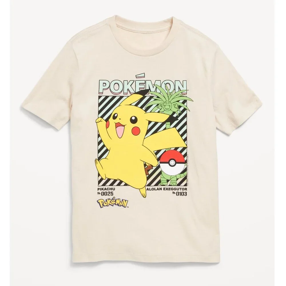 Pokémon™ Gender-Neutral Graphic Tee Pikachu T-Shirt for Kids